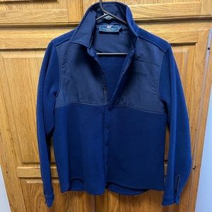 Mens small vineyard vines full button up sweater